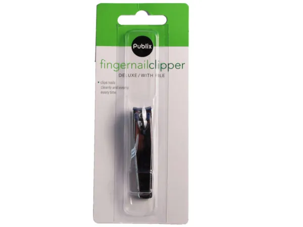 bulk buys MK409 - Deluxe Ergonomic Finger Nail Clipper - Precision Cutting Too