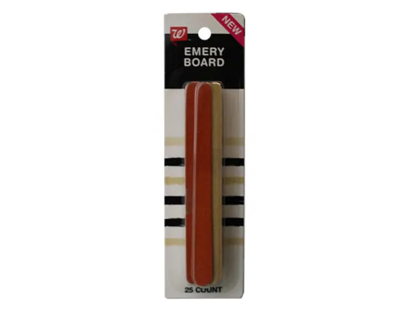 Bulk Buys MK428 — 25 Pack 4.5" Emery Boards - Perfect for Nail Care