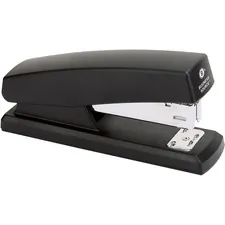 Business Source BSN 03197 — Business Source Half-strip Stapler - 20 Sheets Capacity - 105 Staple Capacity - Half Strip - Black