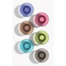 ACCO Brands QRT 85392 — Quartet Glass Board Magnets - 0.5 Diameter - Round - Rounded Edge - 6 / Pack - Assorted