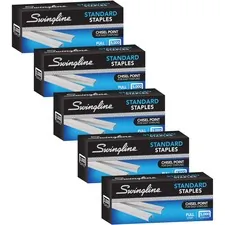 ACCO Brands SWI 35101 — Swingline Staples - Standard - 1/4 - for Paper - Chisel Point, Durable25000 / Pack