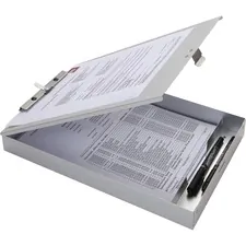 Business Source BSN 49262 — Business Source Storage Clipboard - Storage for 50 Document - 8 1/2 x 11 - Silver - 1 Each
