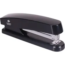 Business Source BSN 62835 — Business Source Full-strip Plastic Desktop Stapler - 20 Sheets Capacity - 210 Staple Capacity - Full Strip - 1/4 Staple Size - Black