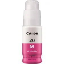 CANON 3395C001 — GI-20 MAGENTA INK BOTTLE - DYE-BASED MAGENTA INK FORMULATION FOR LONG LASTING CO
