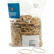 Business Source BSN 15741 — Business Source Quality Rubber Bands - Size: #32 - 3 Length x 0.1 Width - Sustainable - 700 / Pack - Rubber - Crepe