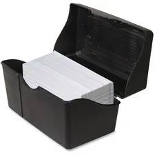 ADVANTUS CORPORATION AVT 45001 — Advantus Index Card Holder - Plastic - 1 Each - Black