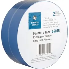 Business Source BSN 64015 — Business Source Multisurface Painter's Tape - 60 yd Length x 1 Width - 5.5 mil Thickness - 2 / Pack - Blue