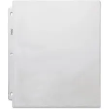 Business Source BSN 74552 — Business Source Top-loading 3-hole Sheet Protectors - For Letter 8 1/2 x 11 Sheet - 3 x Holes - Clear - Polypropylene - 200 / Box