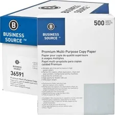 Business Source BSN 36591PL — Business Source Premium Multipurpose Copy Paper - 92 Brightness - Letter - 8 1/2 x 11 - 20 lb Basis Weight - 200000 / Pallet