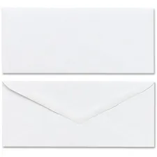 ACCO Brands MEA 75050 — Mead Plain White Envelopes - Business - #10 - 4 1/8 Width x 9 1/2 Length - Gummed - 50 / Box - White