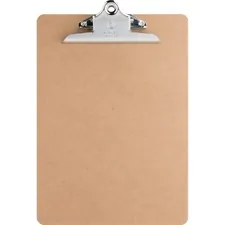 Business Source BSN 65637 — Business Source Hardboard Clipboard - 8 1/2 x 11 - Hardboard - Brown - 1 Each