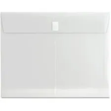 Business Source BSN 02017 — Business Source Letter File Pocket - 8 1/2 x 11 - 1 Expansion - Poly - Clear - 1 Each