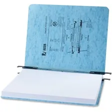 ACCO Brands ACC 35072 — Acco Presstex Letter Recycled Report Cover - 2 Folder Capacity - 8 1/2 x 11 - Presstex - Light Blue - 60% Recycled - 5 / Pack
