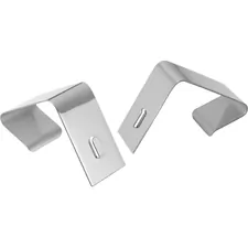 ACCO Brands QRT 7501 — Quartet Cubicle Partition Hangers - 2 Hangers - for Board, Cubicle - Silver - 2 / Set