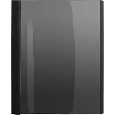 Business Source BSN 78512 — Business Source Letter Report Cover - 1/2 Folder Capacity - 8 1/2 x 11 - 100 Sheet Capacity - 3 x Prong Fastener(s) - Black - 25 / Box