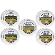 AJM PACKAGING CORP. AJM CP9GOEWHCT - AJM Paper Plates - - Paper Plate - Serving - Disposable - Mi