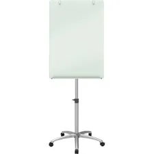 ACCO Brands QRT ECM32G — Quartet Infinity Mobile Easel - 24 (2 ft) Width x 77 (6.4 ft) Height - Silver Tempered Glass Surface - Rectangle - 1 Each