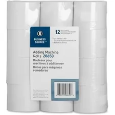Business Source BSN 28650 — Business Source Receipt Paper - White - 2 1/4 x 150 ft - 12 / Pack - SFI