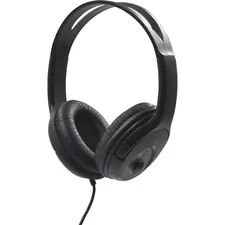 Compucessory CCS 15153 — Compucessory Stereo Headset with Volume Control - Stereo - Black, Red - Mini-phone (3.5mm) - Wired - 32 Ohm - 20 Hz 20 kHz - Over-the-head - Binaural - Circumaural - 5.92 ft Cable
