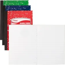 ACCO Brands MEA 45417 — Mead Square Deal Colored Memo Book - 80 Sheets - Tape Bound - 3 1/2 x 4 1/2 - Assorted Cover Marble - 1 Each