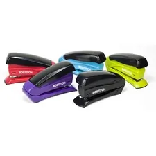 Amax Inc ACI 1491 — Bostitch Inspire 15 Spring-Powered Compact Stapler - 15 Sheets Capacity - 105 Staple Capacity - Half Strip - 1/4 , 26/6mm Staple Size - Assorted