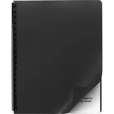 ACCO Brands GBC 25703 — GBC Designer Letter Presentation Cover - 8 3/4 x 11 1/4 - Plastic - Black - 25 / Pack