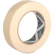 Business Source BSN 16461 — Business Source Utility-purpose Masking Tape - 60 yd Length x 1 Width - 3 Core - Crepe Paper Backing - 1 / Roll - Tan