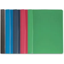 Business Source BSN 78519 — Business Source Letter Report Cover - 8 1/2 x 11 - 100 Sheet Capacity - 3 x Prong Fastener(s) - Assorted - 25 / Box