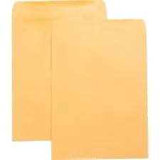 Business Source BSN 42124 — Business Source Press-To-Seal Catalog Envelopes - Catalog - 10 Width x 13 Length - 28 lb - Self-sealing - Kraft - 100 / Box - Brown Kraft