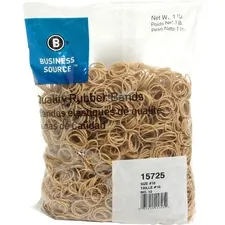 Business Source BSN 15725 — Business Source Quality Rubber Bands - Size: #10 - 1.3 Length x 0.1 Width - Sustainable - 3700 / Pack - Rubber - Crepe