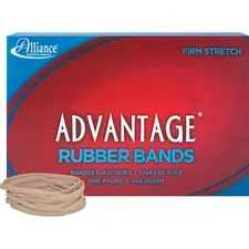 ALLIANCE RUBBER ALL 26325 — Alliance Rubber 26325 Advantage Rubber Bands - Size #32 - Approx. 700 Bands - 3 x 1/8 - Natural Crepe - 1 lb Box