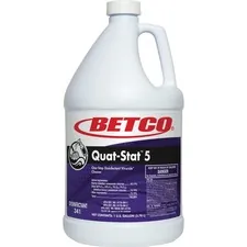 Betco Corporation BET 3410400 — Betco Quat-Stat 5 Disinfectant Gallon - Concentrate Liquid - 128 fl oz (4 quart) - Lavender Scent - 1 Each - Purple