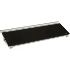ACCO Brands QRT GDP186B — Quartet Glass Dry-Erase Desktop Computer Pad - 6 (0.5 ft) Width x 18 (1.5 ft) Height - Black Glass Surface - Rectangle - Horizontal - Desktop - 1 Each