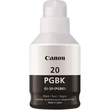 CANON 3383C001 — CANON 3383C001 - GI-20 PIGMENT BLACK INK BOTTLE - INK BOTTLE FOR SELECT CANON PI