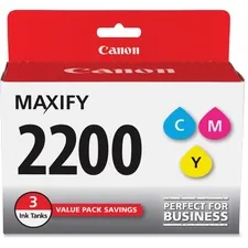 CANON 9304B005 — FOR CANON MB5320, MB5020, IB4020 - INCLUDES (1 EACH) PGI-2200 CYAN, PGI-2200 MAG