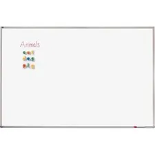 ACCO Brands QRT PPA304 — Quartet Porcelain Magenetic Whiteboard - 36 (3 ft) Width x 48 (4 ft) Height - White Porcelain Surface - Silver Aluminum Frame - Horizontal - 1 Each