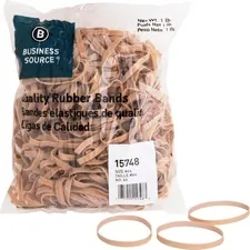 Business Source BSN 15748 — Business Source Quality Rubber Bands - Size: #64 - 3.3 Length x 0.3 Width - Sustainable - 320 / Pack - Rubber - Crepe