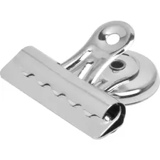 Business Source BSN 58507BD — Business Source Magnetic Grip Clips Pack - No. 2 - 2.3 Width - for Paper - Magnetic, Heavy Duty - 72 / Bundle - Silver - Nickel Plated Steel