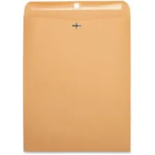 Business Source BSN 36667 — Business Source Heavy-duty Clasp Envelopes - Clasp - #110 - 12 Width x 15 1/2 Length - 28 lb - Clasp - Kraft - 100 / Box - Kraft