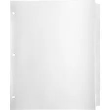 Business Source BSN 36684 — Business Source Reinforced Hole Punched Indexes - 8 Write-on Tab(s) - 3 Hole Punched - White Divider - White Tab(s) - 24 / Box