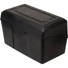 ADVANTUS CORPORATION AVT 45003 — Advantus Index Card Holder - 5.9 x 9 x 5.5 x - Plastic - 1 Each - Black