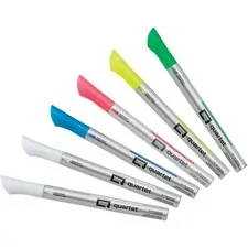 ACCO Brands QRT 79558Q — Quartet Glass Board Fine Tip Neon Markers - Fine Marker Point - Assorted Neon Liquid Ink - 6 / Pack