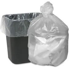 AEP Industries WBI GNT2424 — Webster Translucent Waste Can Liners - Small Size - 10 gal - 24 Width x 24 Length x 0.20 mil (5 Micron) Thickness - High Density - Natural - 1000/Carton - Can