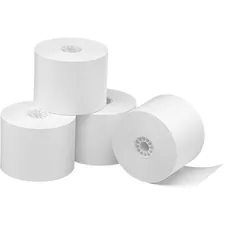 Business Source BSN 25348 — Business Source Thermal Thermal Paper - White - 2 1/4 x 165 ft - 48 g/m² Grammage - Smooth - 3 / Pack