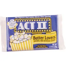 CONAGRA FOODS CNG 23255 — ACT II Butter Lovers Microwave Popcorn - Microwavable - Butter - 2.75 oz - 36 / Carton