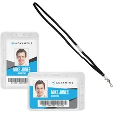ADVANTUS CORPORATION AVT 75699 — Advantus Antimicrobial ID & Security Pack - Horizontal/Vertical - 1 / Pack - Multicolor