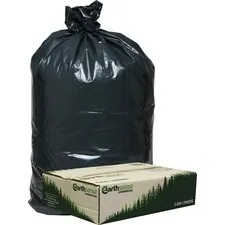 AEP Industries WBI RNW1TL80 — Webster Low Density Recycled Can Liners - Medium Size - 33 gal - 32.50 Width x 40 Length x 0.90 mil (23 Micron) Thickness - Low Density - Black - Plastic, Resin - 80/Carton - Garbage