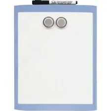 ACCO Brands QRT MHOW8511 — Quartet Decorative Dry-erase Whiteboard - 11 (0.9 ft) Width x 8.5 (0.7 ft) Height - White Stainless Steel Surface - Assorted Plastic Frame - Rectangle - 1 Each