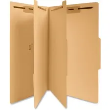 Business Source BSN 95008 — Business Source Legal Recycled Classification Folder - 8 1/2 x 14 - 2 Expansion - 1 Fastener Capacity, 2 Fastener Capacity - 2 Divider(s) - Manila - 10% Recycled - 25 / Box