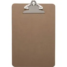 Business Source BSN 16506 — Business Source Standard Metal Clip Clipboard - Standard - 6 x 9 - Hardboard - Brown - 1 Each